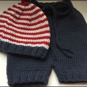 👶🏻 Newborn photo prop crochet knit outfit